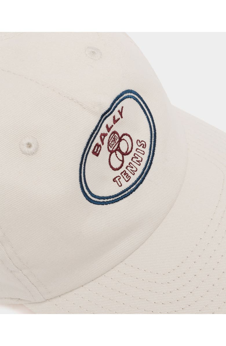 Bally Tennis Collection Baseball Hat, Alternate, color, White