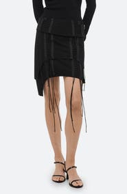 Helmut Lang Asymmetric Aviator Skirt