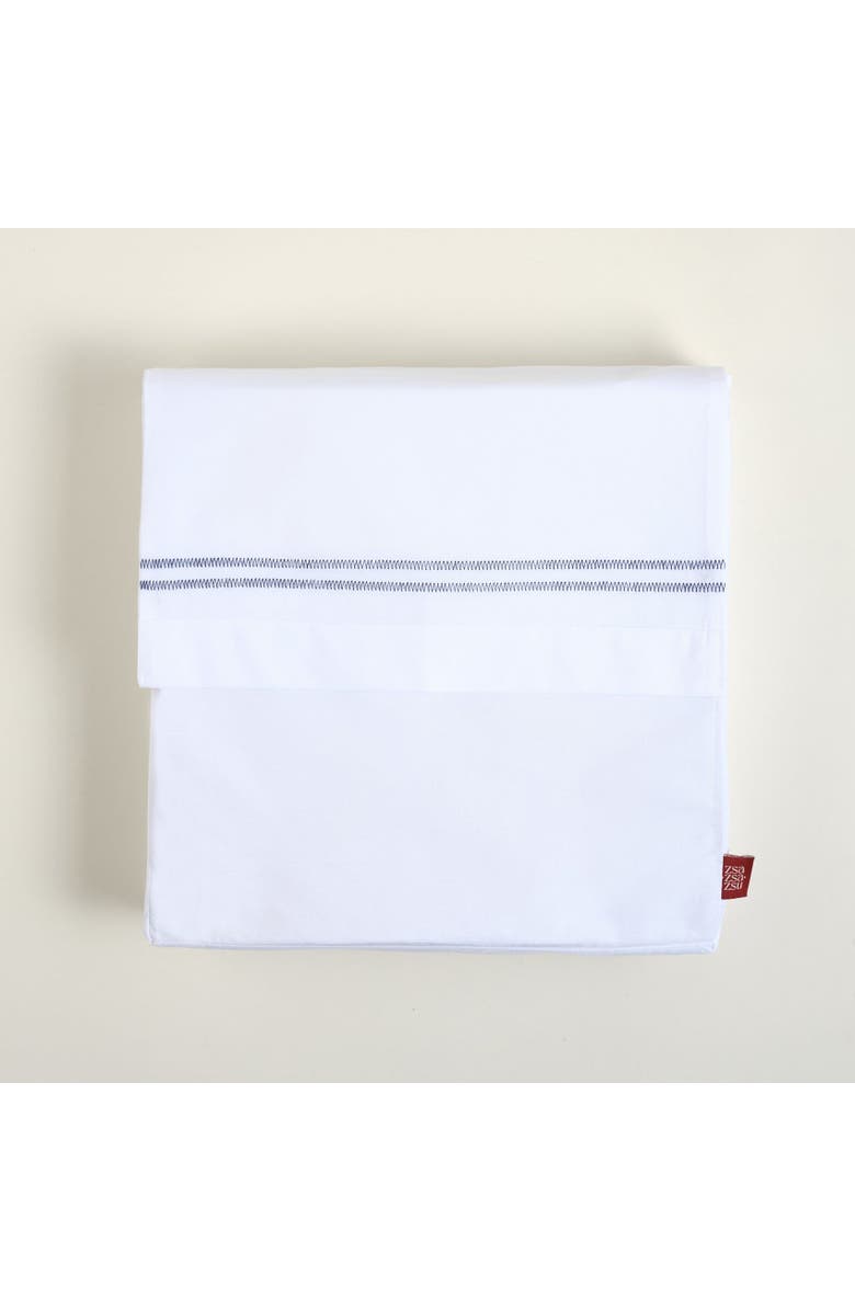 Zsa Zsa Zsu Brito Embroidered 200 Tc Percale King Size 100% Cotton Duvet Cover Set 94X87 In, Alternate, color, White