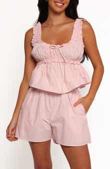 Petal & Pup Sharie Cotton Babydoll Tank & Shorts Set