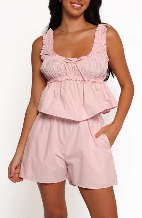 Petal & Pup Sharie Cotton Babydoll Tank & Shorts Set