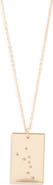 Set & Stones Zodiac Constellation Pendant Necklace