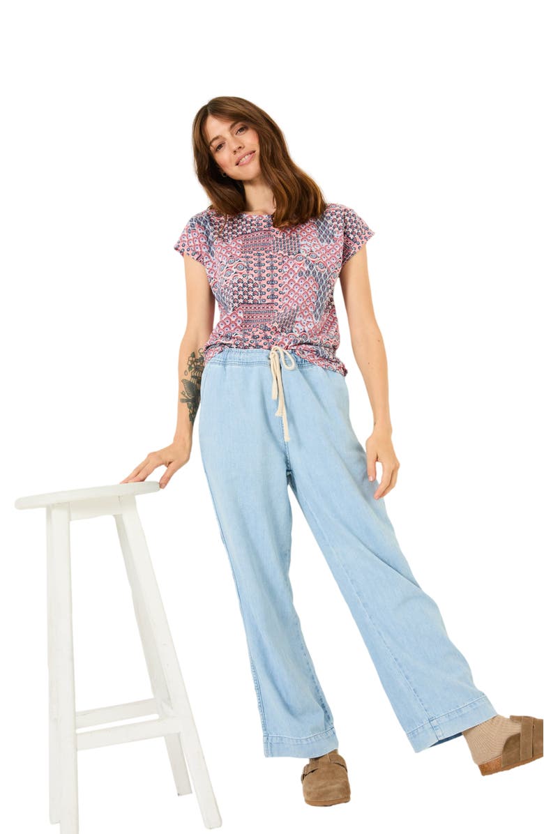 FatFace Ivy Geo Patch Top, Alternate, color, 