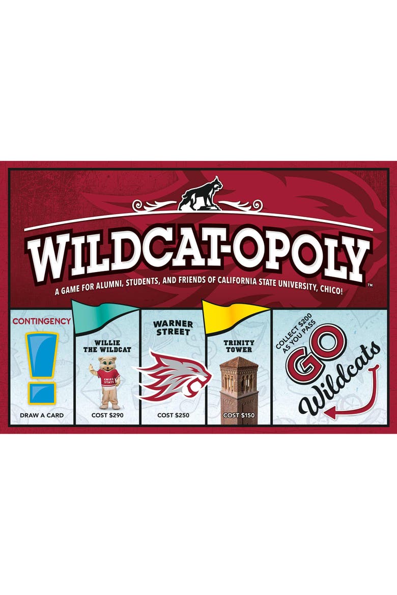 Wildcatopoly Monopoly Board Game, Main, color, Multicolored