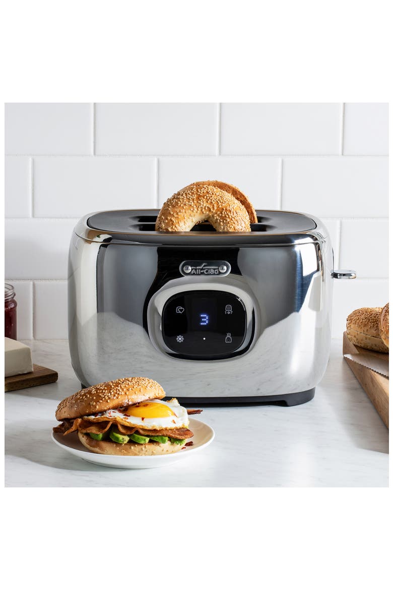 2-Slice Smart Touchscreen Toaster, Alternate, color, STAINLESS STEEL