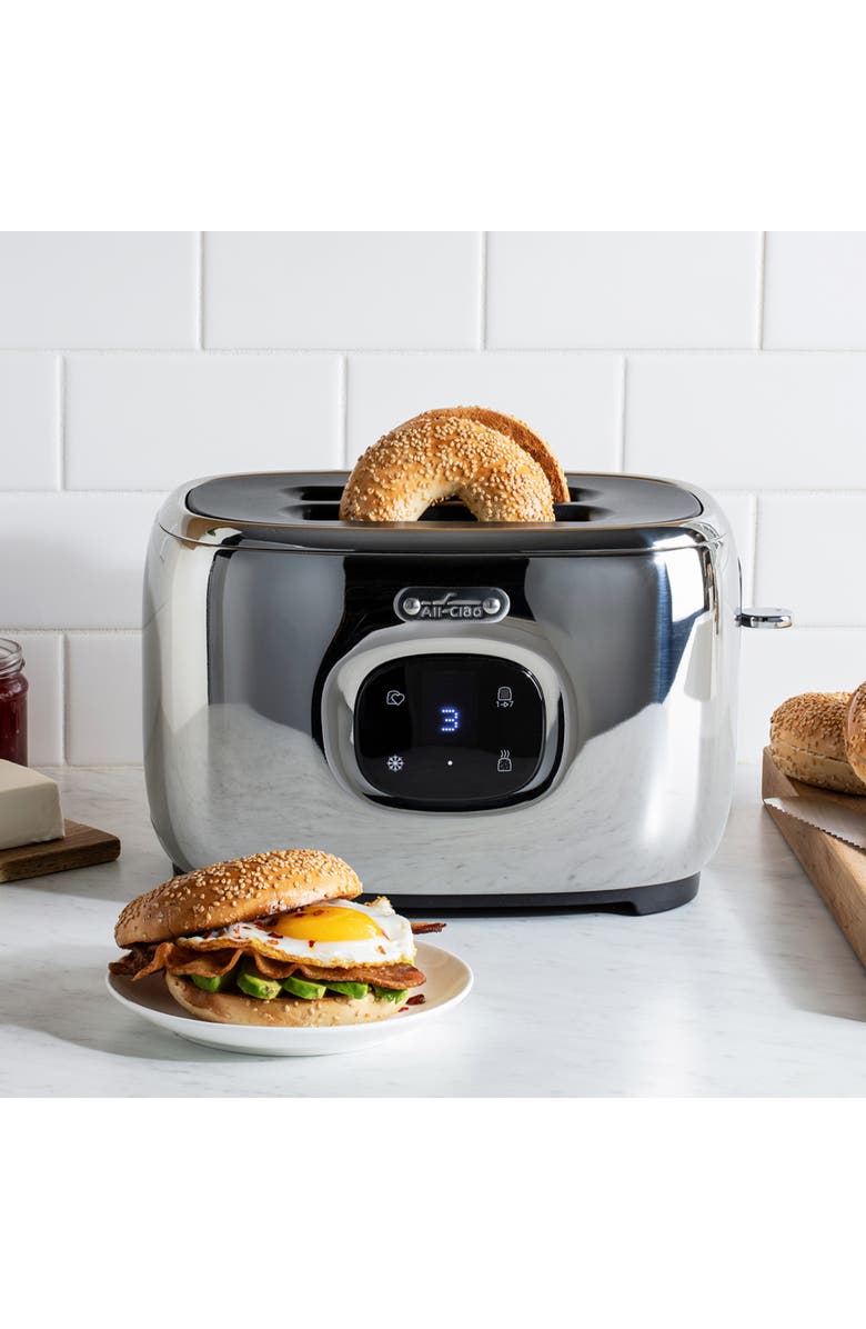 All-Clad 2-Slice Smart Touchscreen Toaster, Alternate, color, Stainless Steel