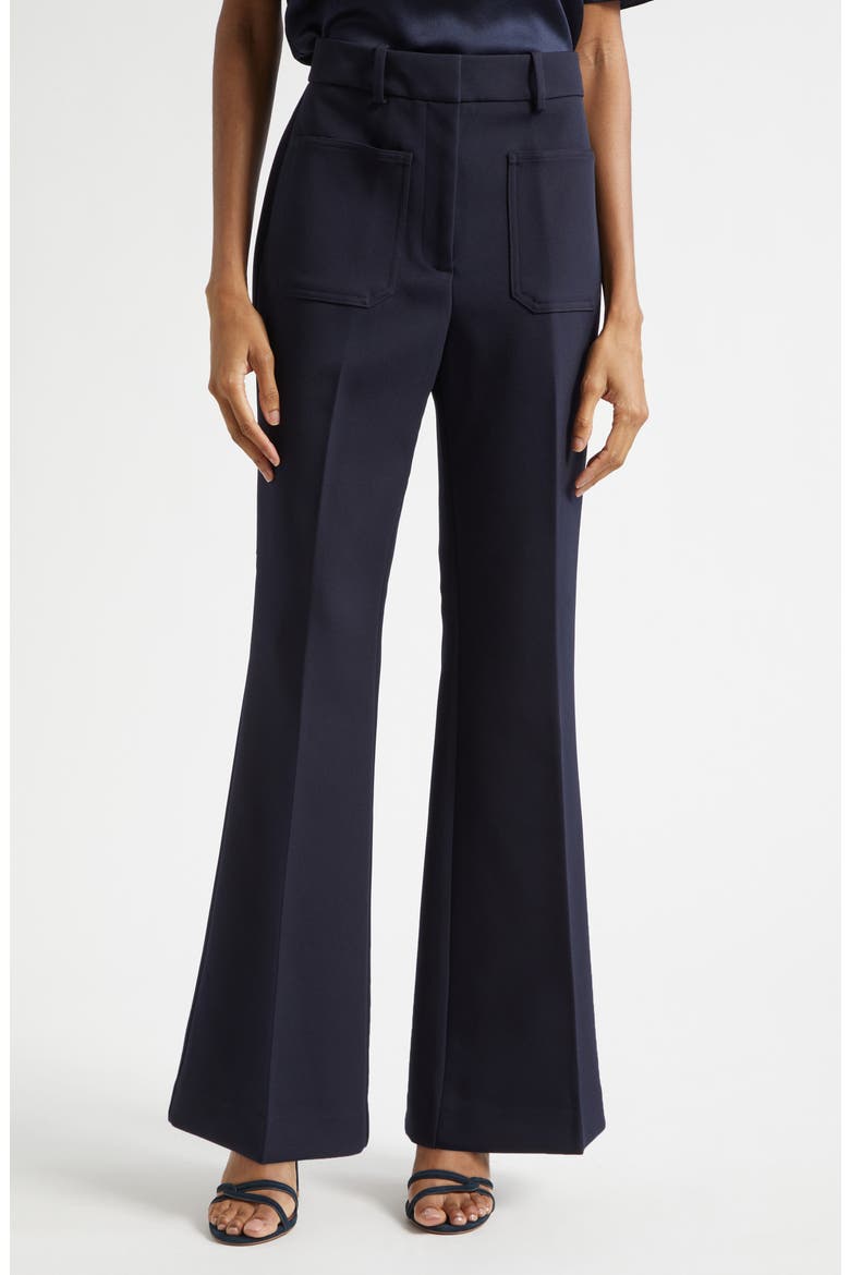 Priya Flared Pant, Main, color, NAVY