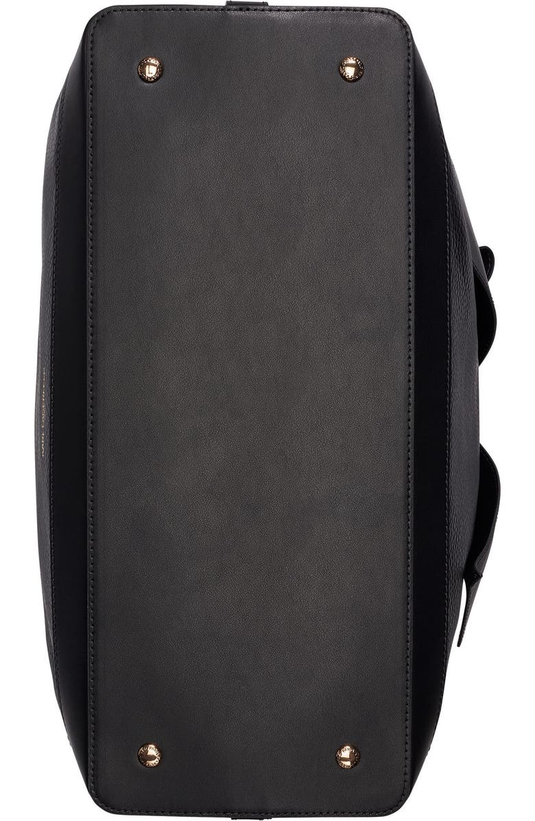 KARL LAGERFELD PARIS Gisele Tote, Alternate, color, Black