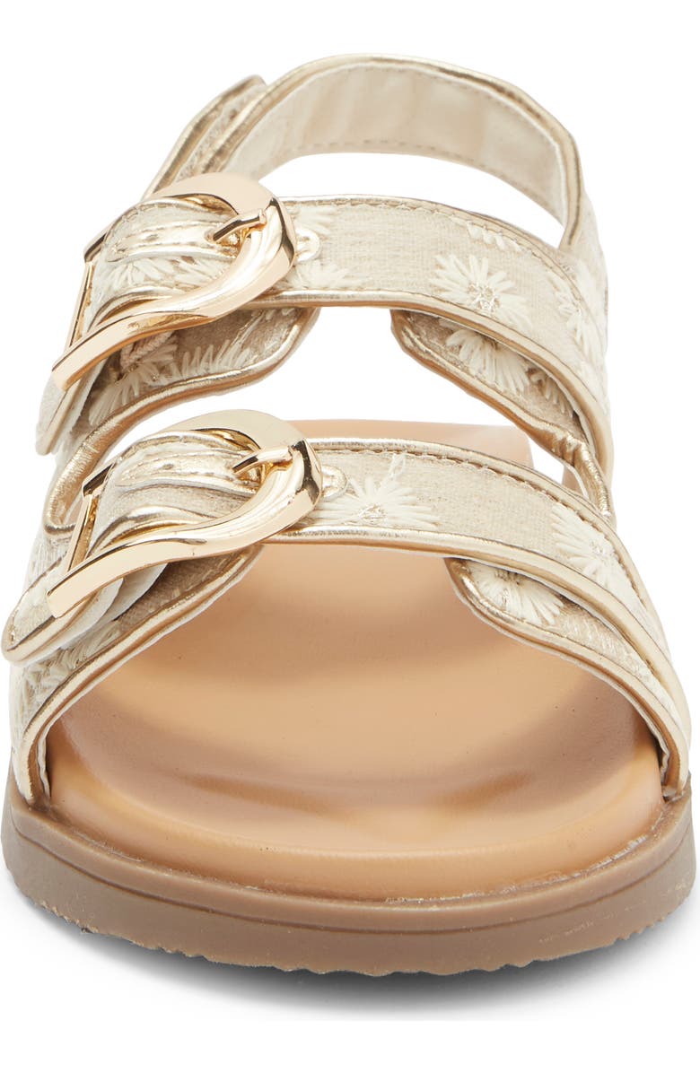 DV by Dolce Vita Kids' Allaine Woven Sandal, Alternate, color, Gold