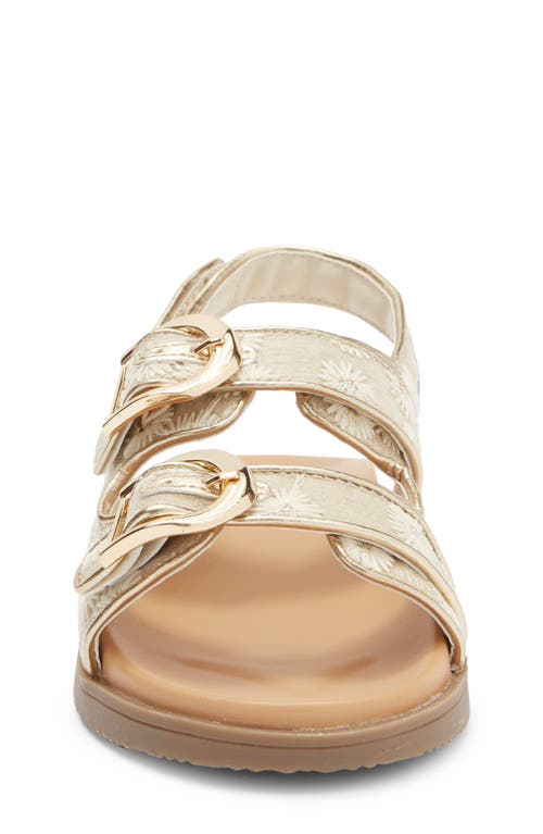Dolce Vita Dv By  Kids' Allaine Woven Sandal In Gold
