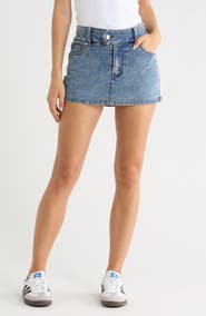 Vigoss Stretch Denim Miniskirt