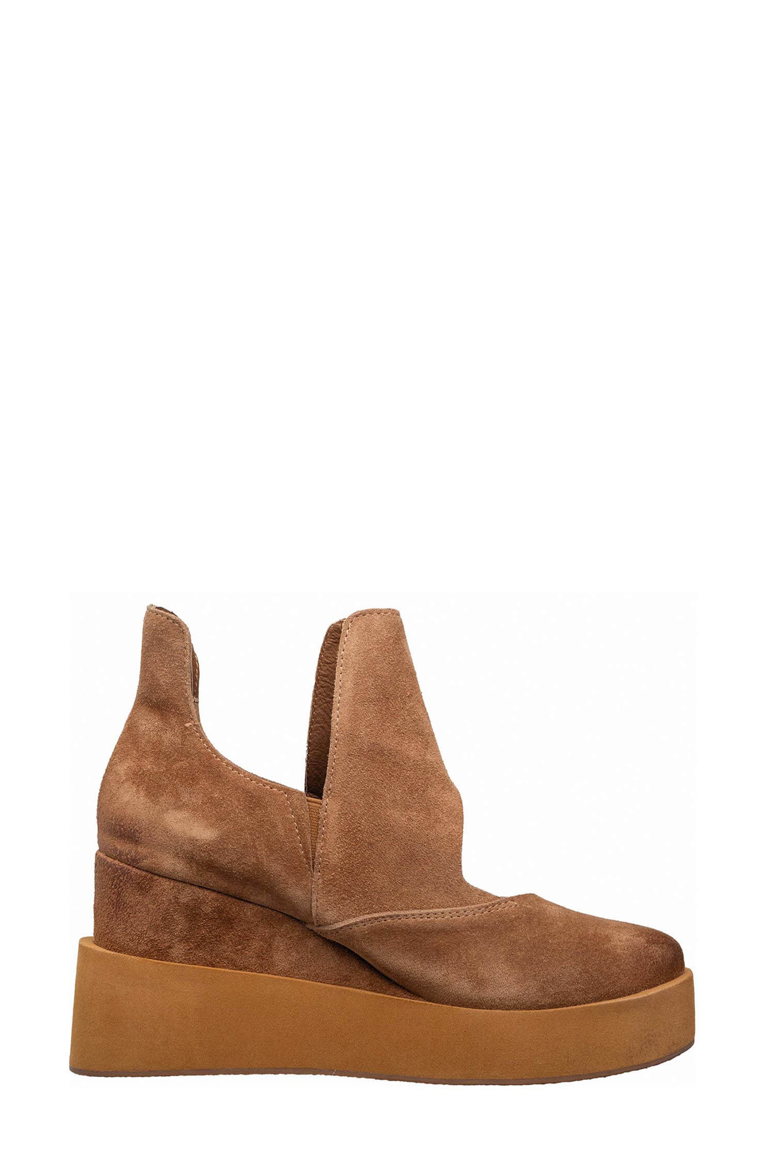 Unity Wedge Bootie, Alternate, color, MOCHA
