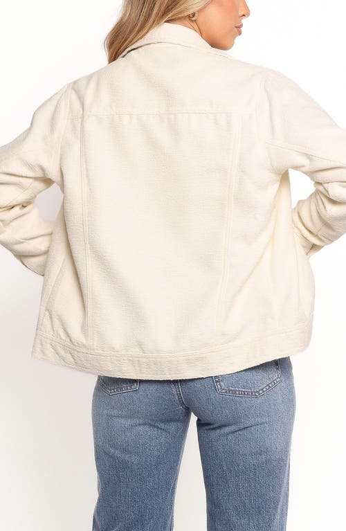 Petal And Pup Petal & Pup Sandy Bouclé Jacket In White