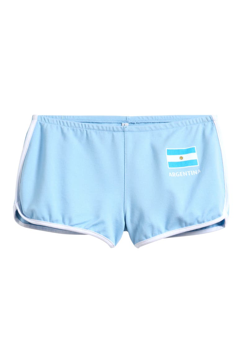 Kids' Argentina Dolphin Hem Shorts, Main, color, BLUE