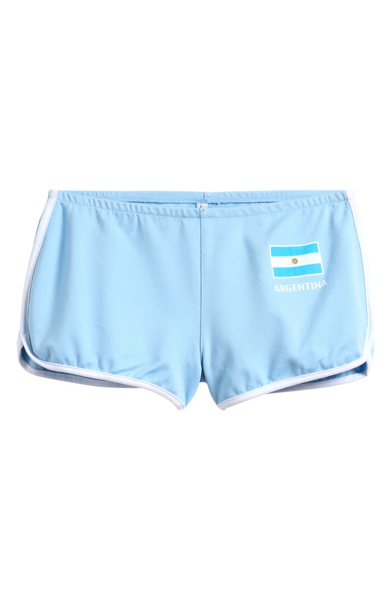 Voit Kids' Argentina Dolphin Hem Shorts, Main, color, Blue