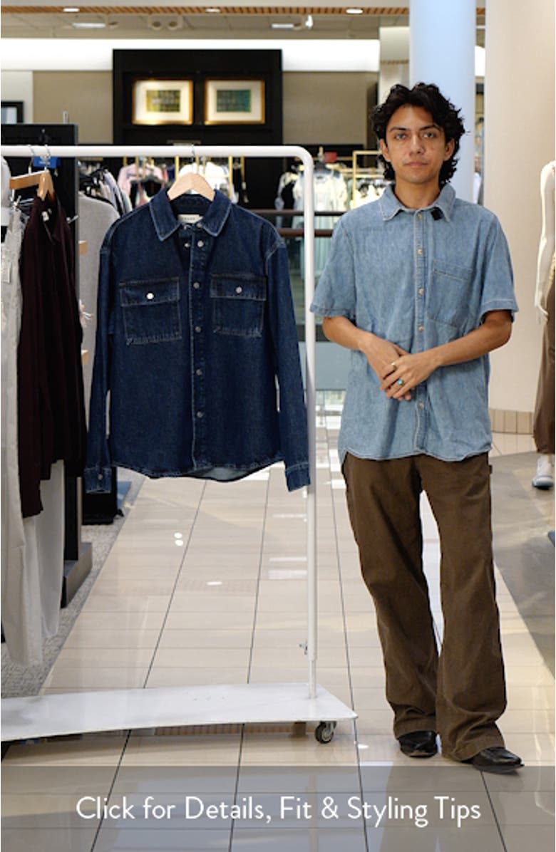 Denim Overshirt, sales video thumbnail