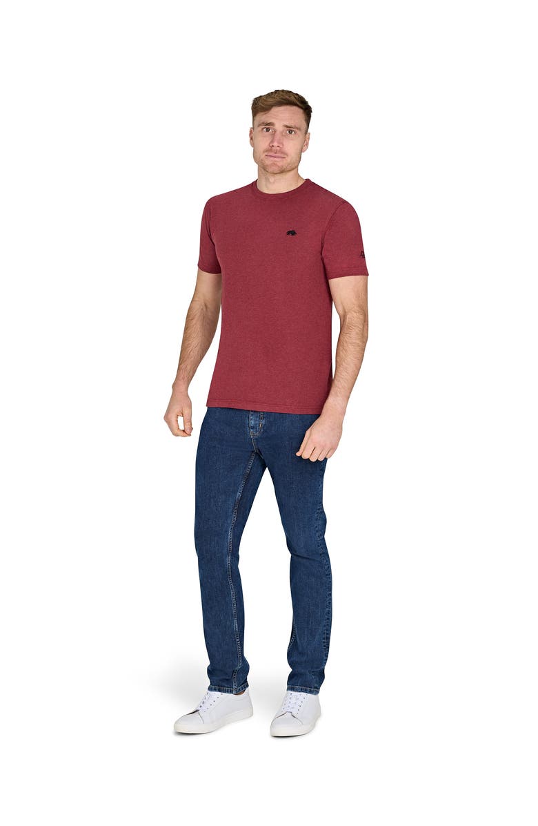 Raging Bull MF Field Back Print T-Shirt, Alternate, color, Claret