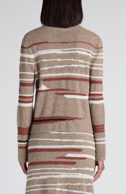 Bottega Veneta Venice Intarsia Linen & Cotton Mélange Sweater