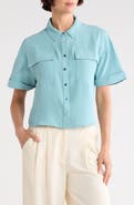 DKNY Washer Camp Shirt