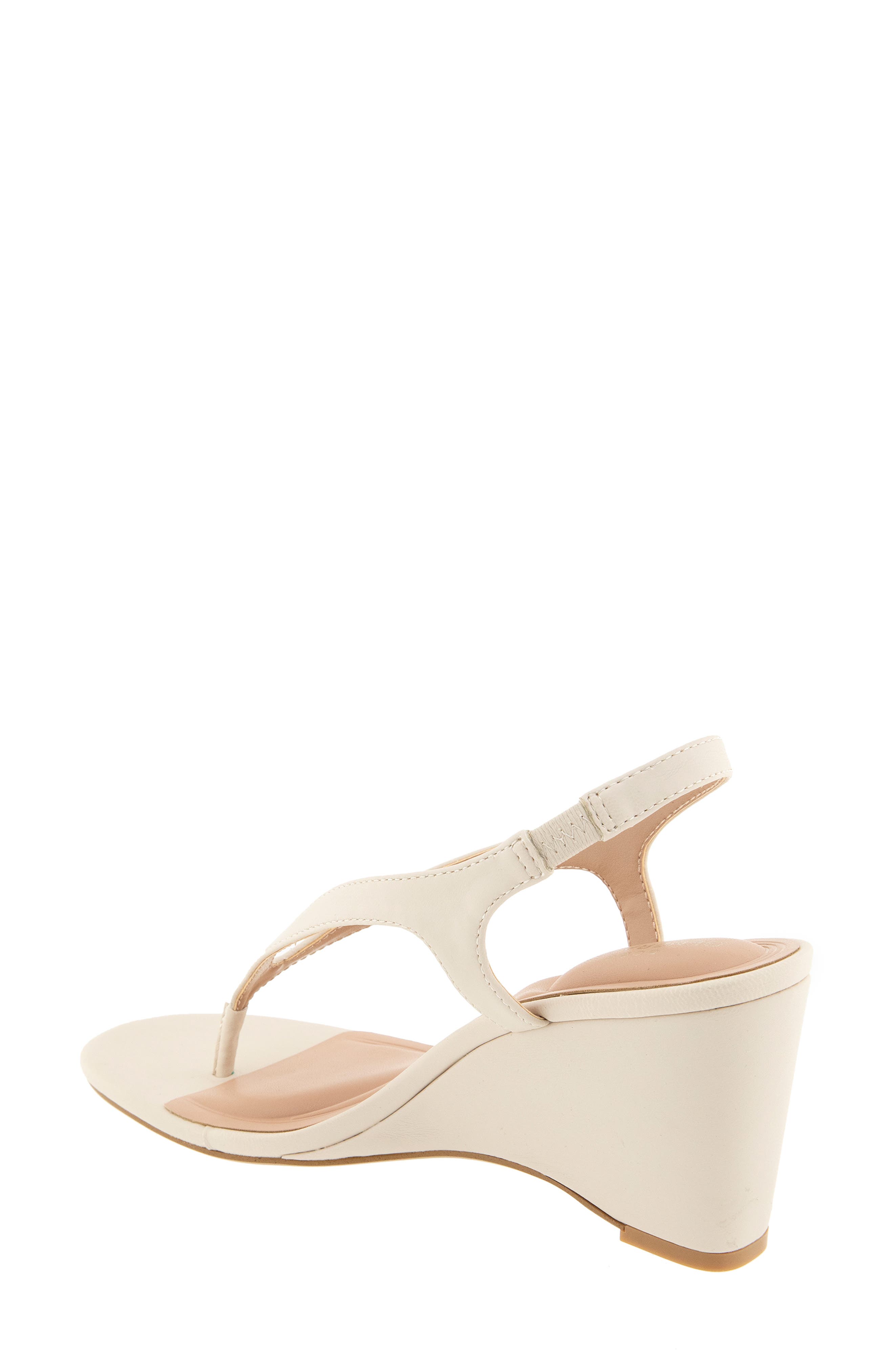 Serenity Wedge Sandal, Alternate, color, ALMOND MILK