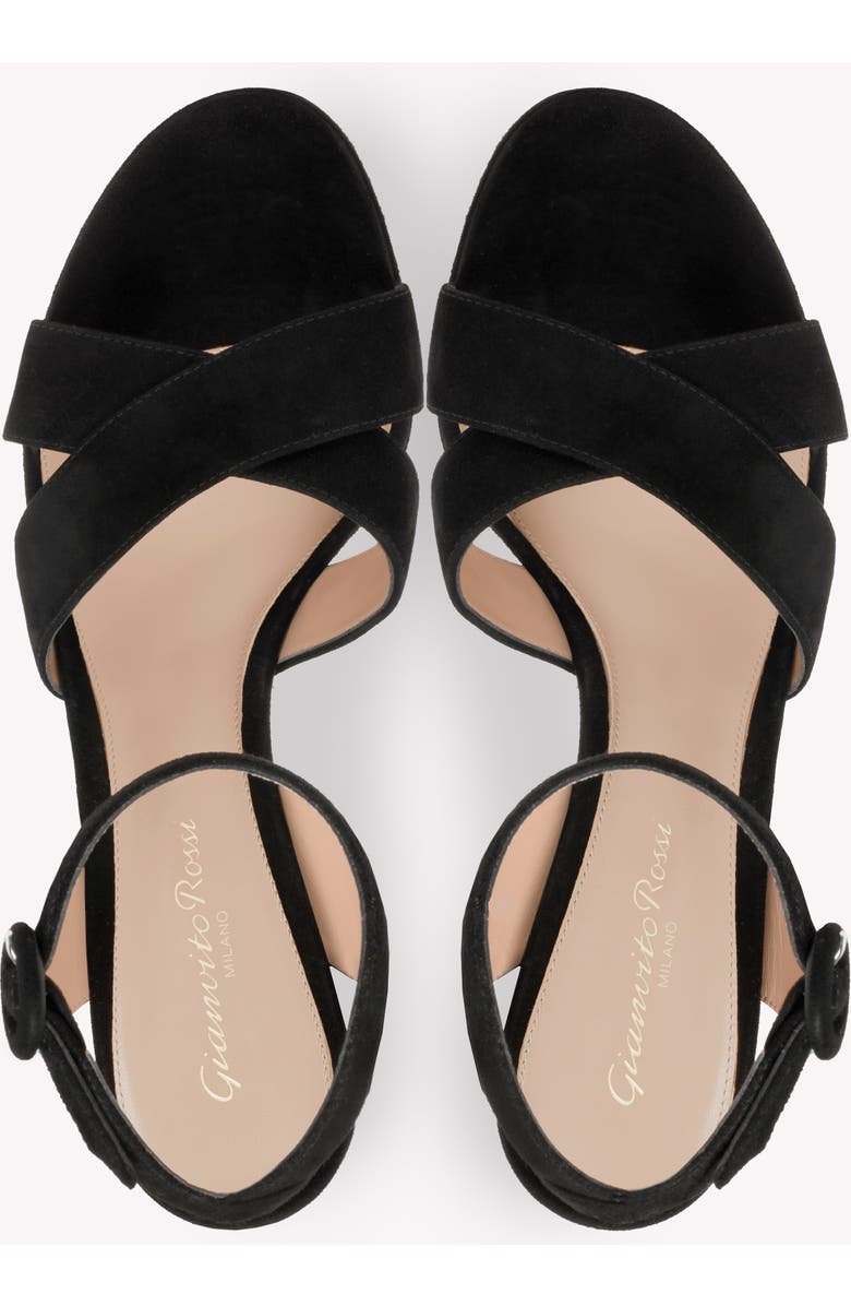 Gianvito Rossi Sabrina Sandals, Alternate, color, Black