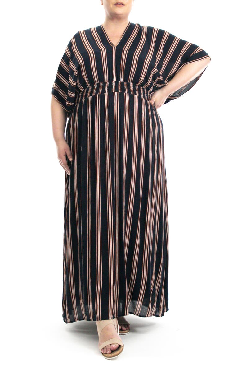 chinese dress ladies Dolman Sleeve Blouson Dress – Diva's Den Fashion, LLC main image 1