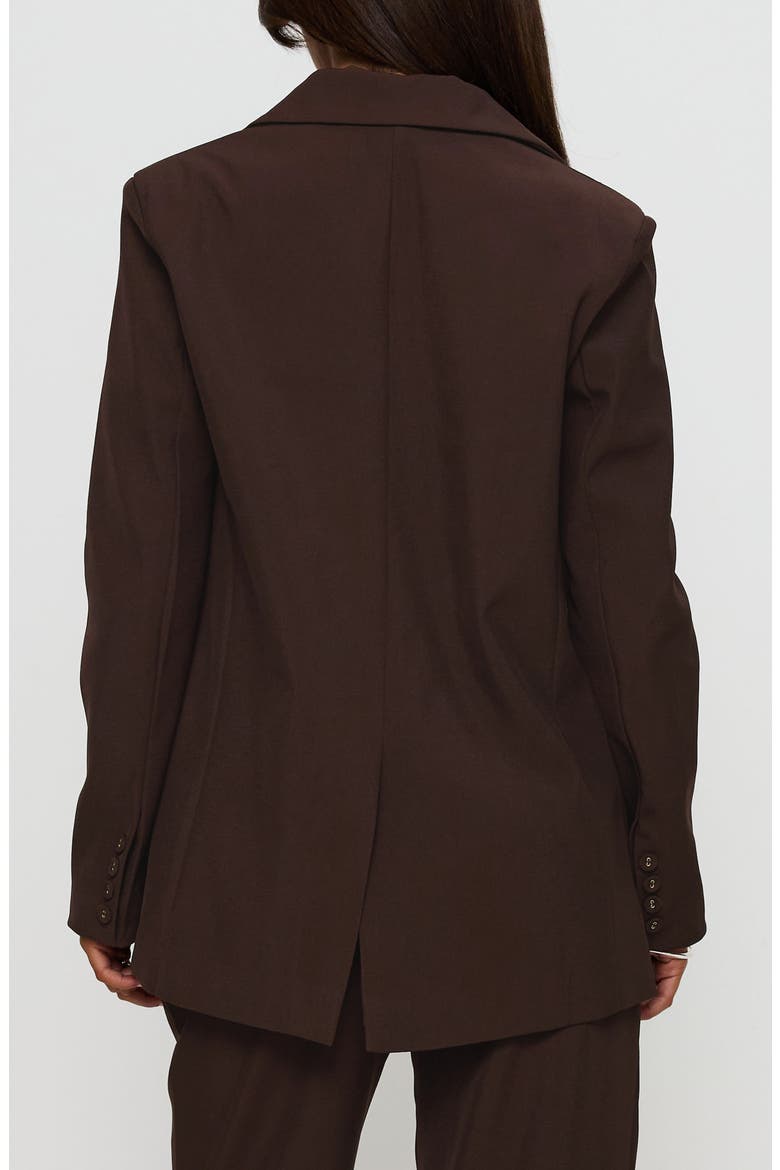 Crowd Pleaser Oversize Blazer, Alternate, color, CHOCOLATE