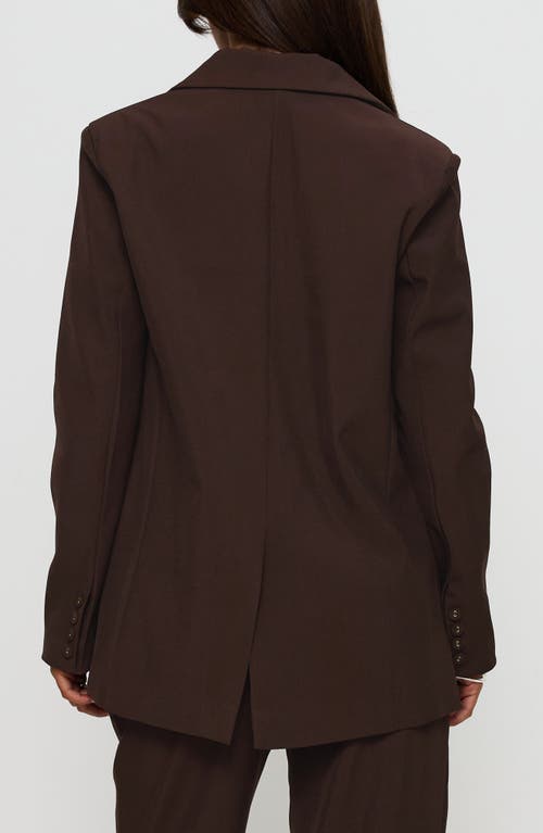 Princess Polly Crowd Pleaser Oversized Blazer In Brown