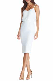 Dress the Population Alondra Blouson Sheath Dress