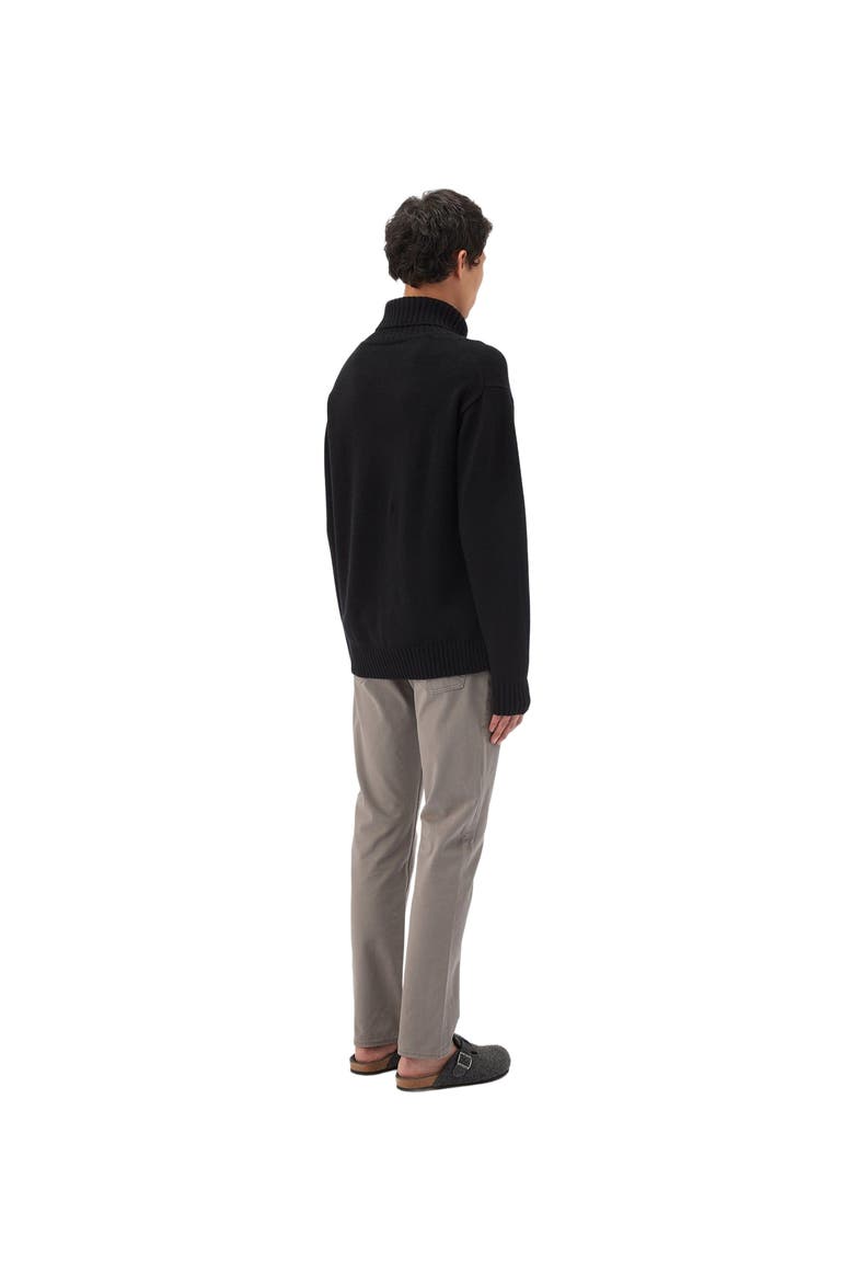 Men's Cashmere Turtleneck, Alternate, color, black