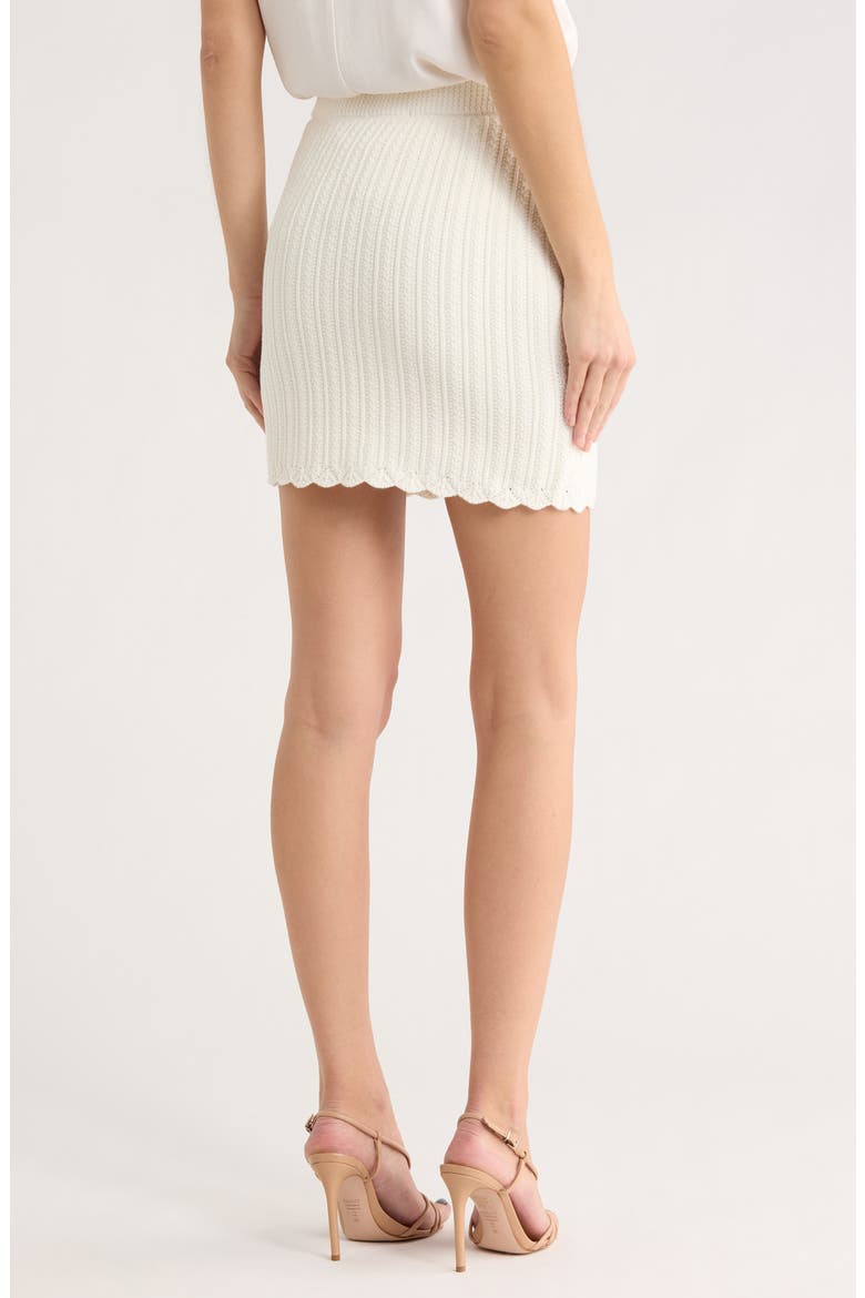 Pointelle Sweater Skirt, Alternate, color, IVORY