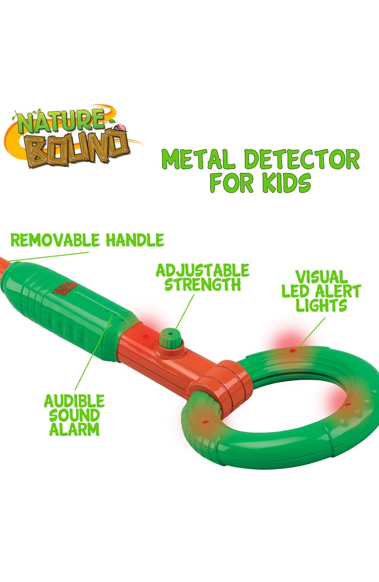 Nature Bound Metal Detector, Greenorange Toy Treasure Finder For Kids 6+, Alternate, color, 