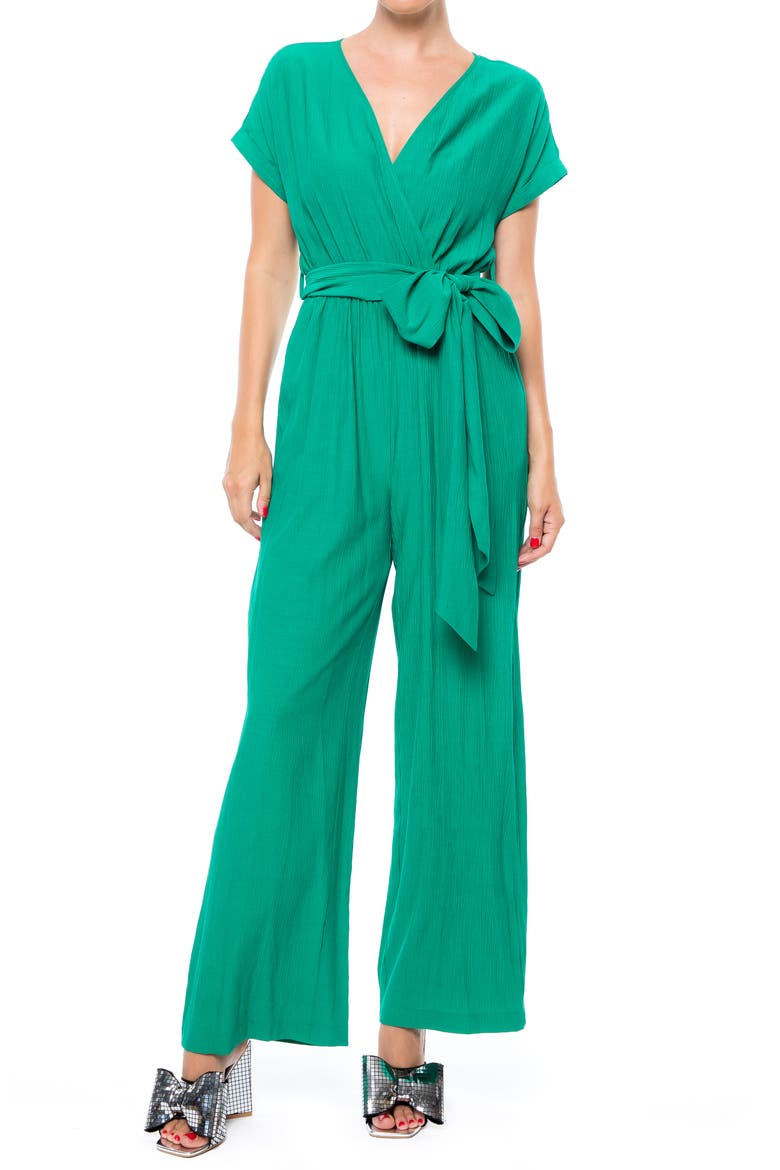 Wonderland Jumpsuit, Main, color, EMERALD
