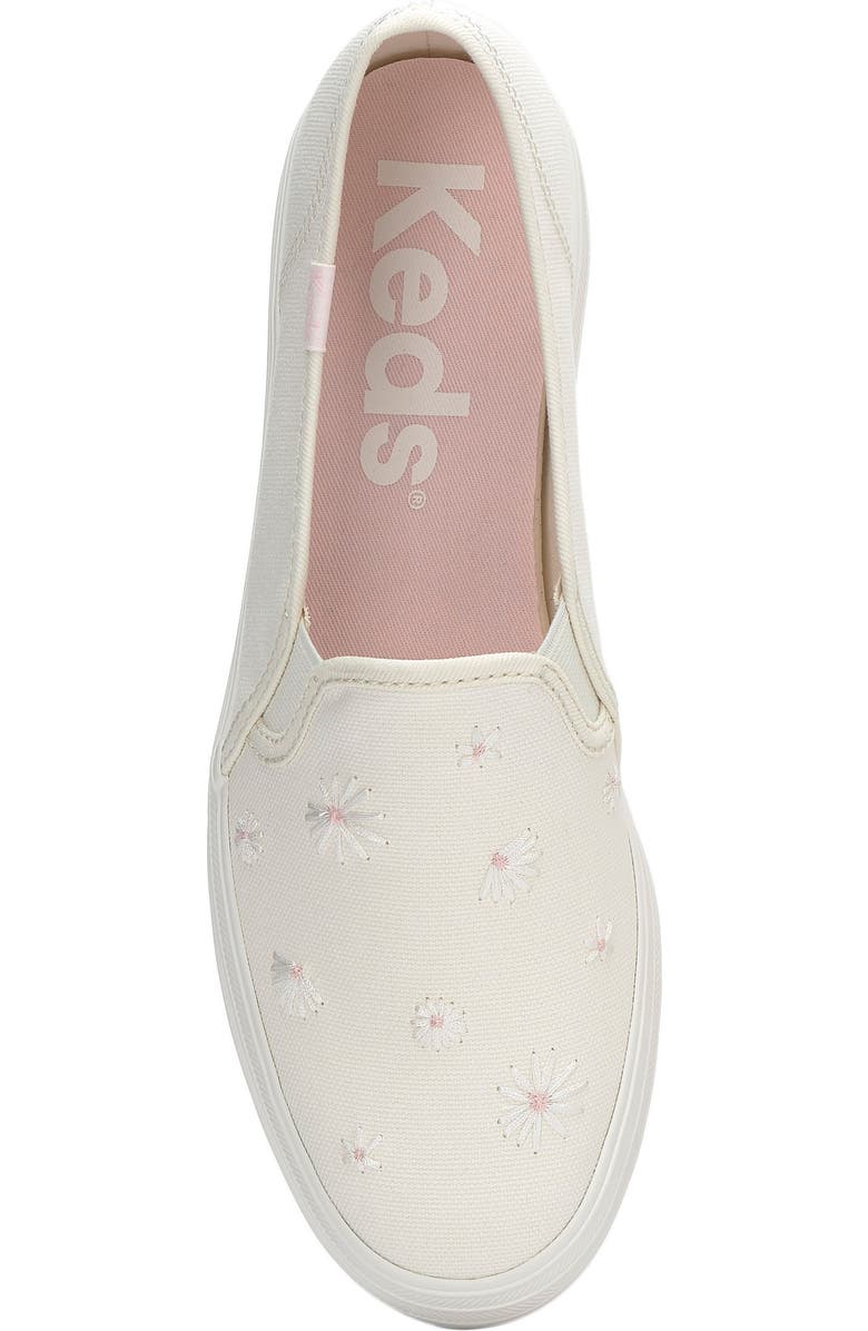 Keds<sup>®</sup> Triple Deck Slip-On Sneaker, Alternate, color, Snow White