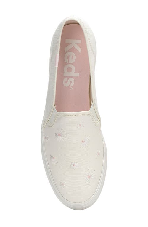 Keds ® Triple Deck Slip-on Sneaker In Snow White