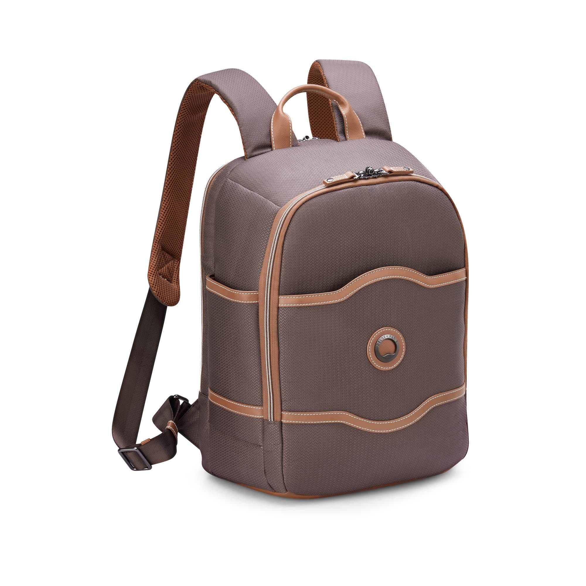 Delsey Paris Chatelet Air 2.0 Travel Laptop Backpack, Main, color, Brown