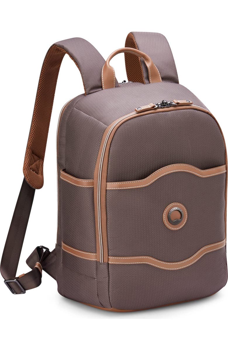 Delsey Paris Chatelet Air 2.0 Travel Laptop Backpack, Main, color, Brown