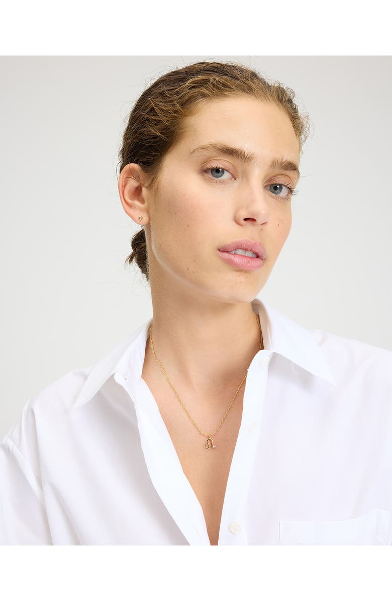 Kate Spade New York mini zodiac pendant necklace, Alternate, color, 