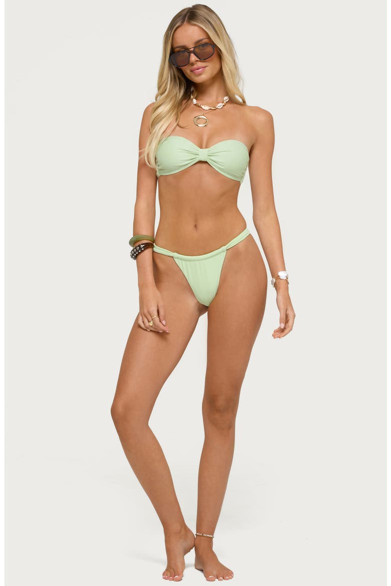 Anais Bandeau Bikini Top, Alternate, color, MINT