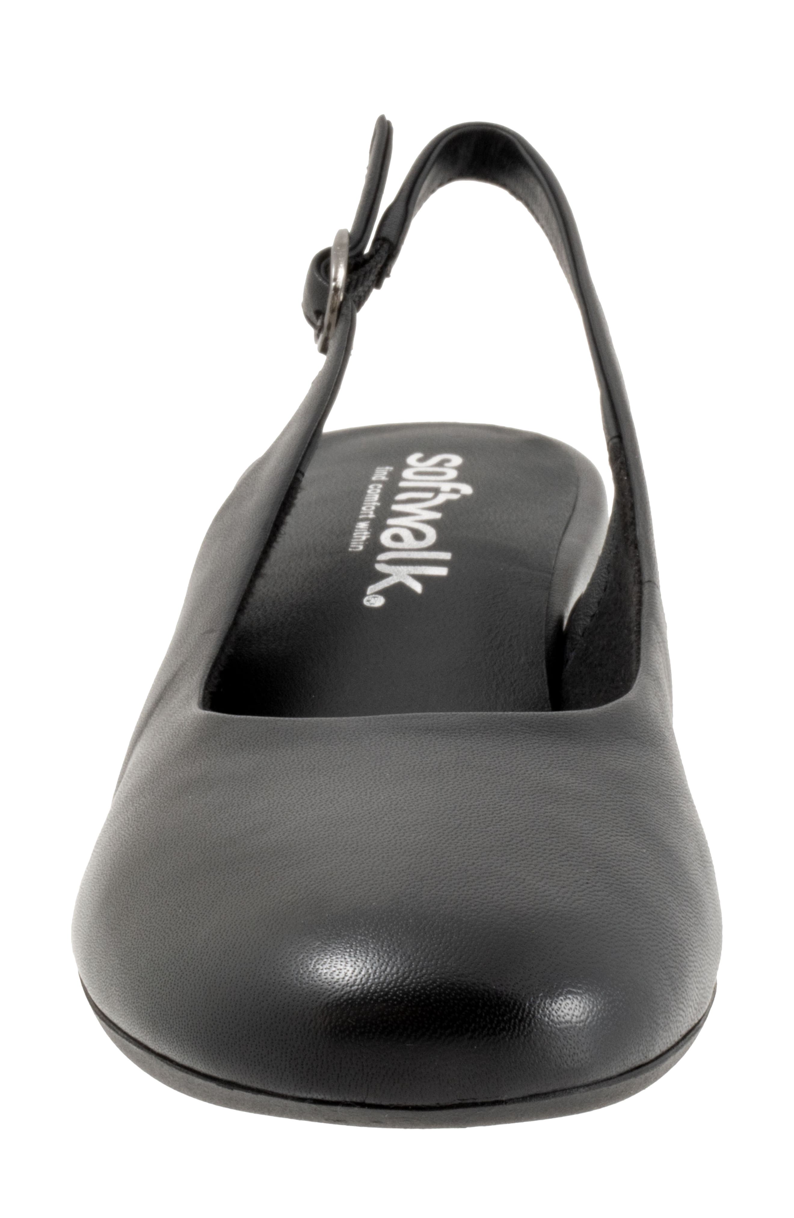 SoftWalk<sup>®</sup> Largo Slingback Pump, Alternate, color, Black