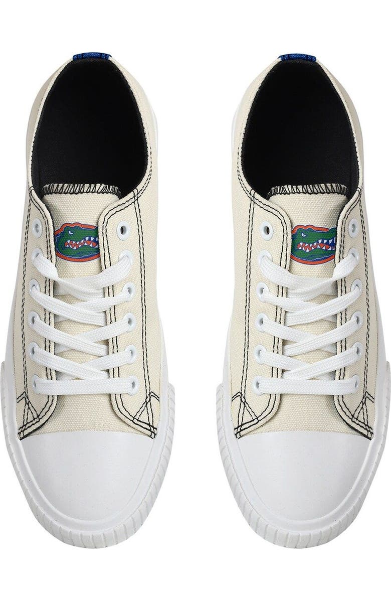 FOCO Women's FOCO Cream Florida Gators Low Top Canvas Shoes, Alternate, color,