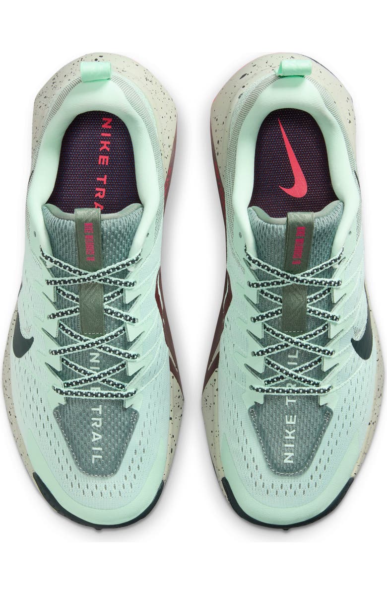 Nike ReactX Wildhorse 10 Trail Running Shoe, Alternate, color, 301 Mint Foam/Clay Green/Hyper Pink/Seaweed