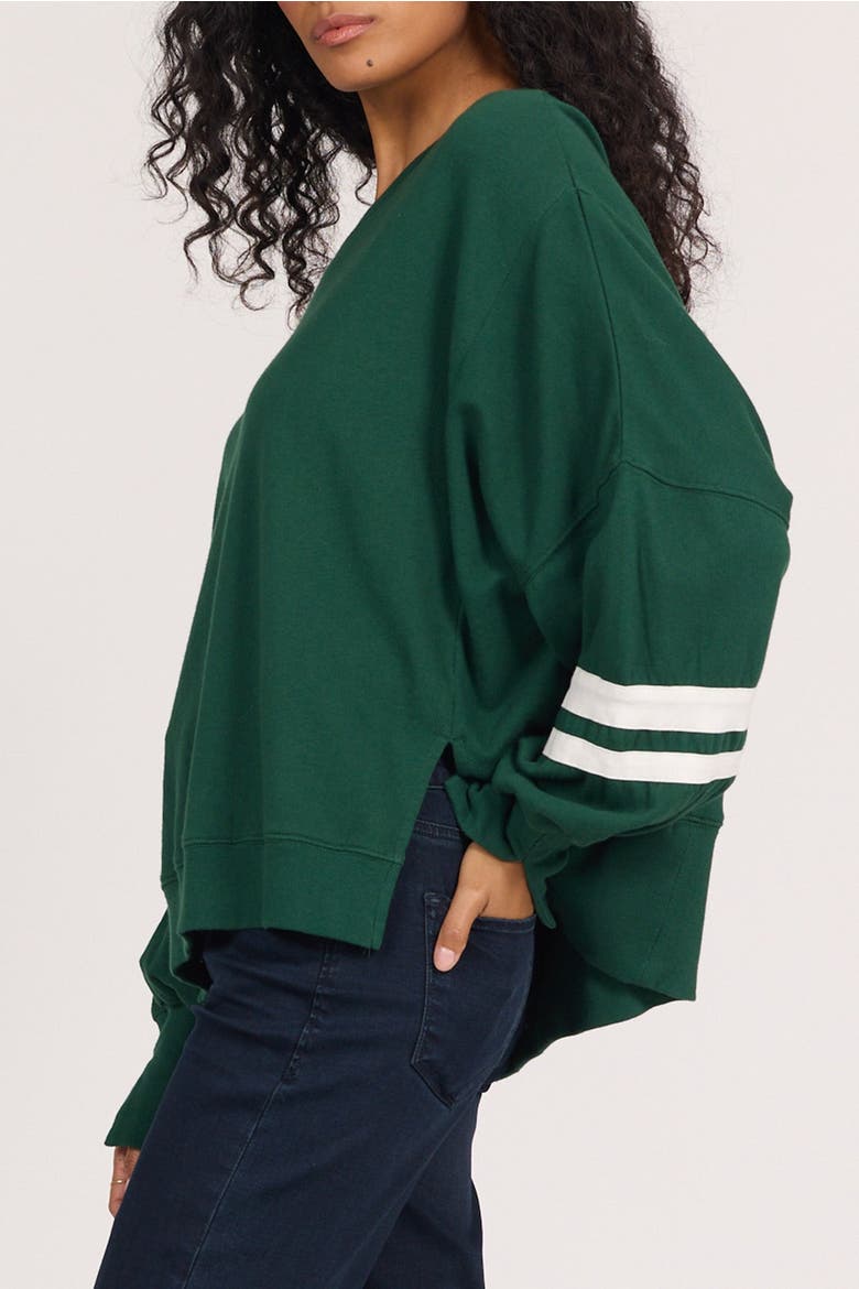 Trenton Oversized Terry Sweatshirt, Alternate, color, Pineneedle