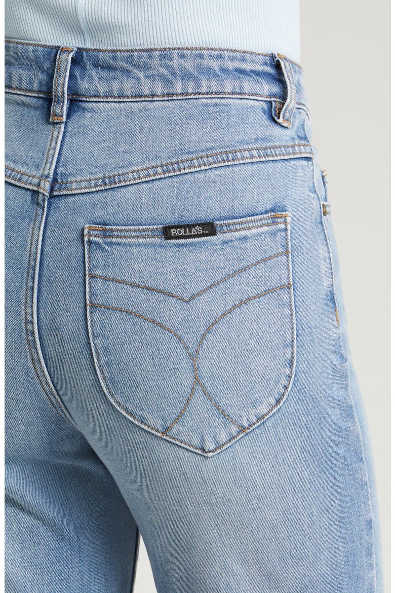 East Coast Organic Cotton Blend Flare Leg Jeans, Alternate, color, MID VINTAGE BLUE