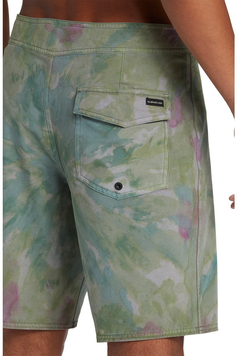 Surfsilk Straight Tie Dye Board Shorts, Alternate, color, SEASPRAY BEACH CLUB CASUAL