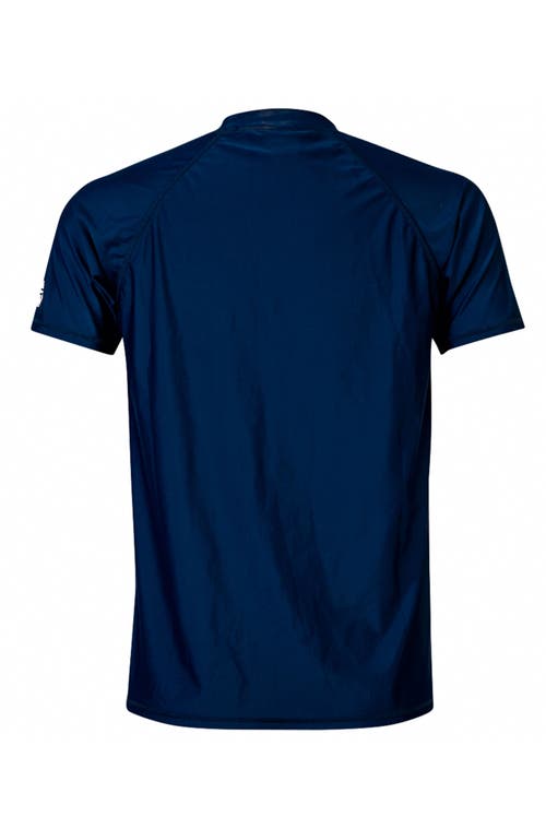 Snapper Rock Sustainable Short Sleeve Rash Top In Blue