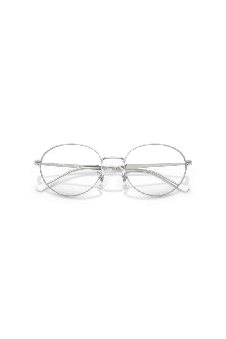 54mm Oval optical glasses, Alternate, color, Silver
