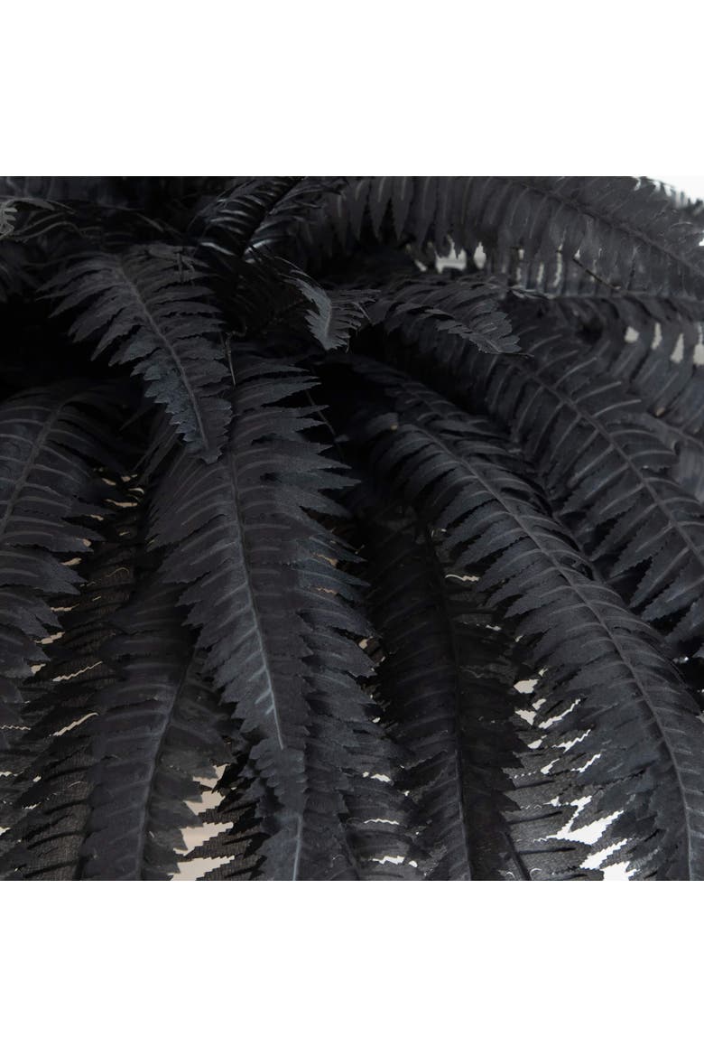 48-in Artificial Halloween Black Boston Fern - Set of 2, Alternate, color, Black