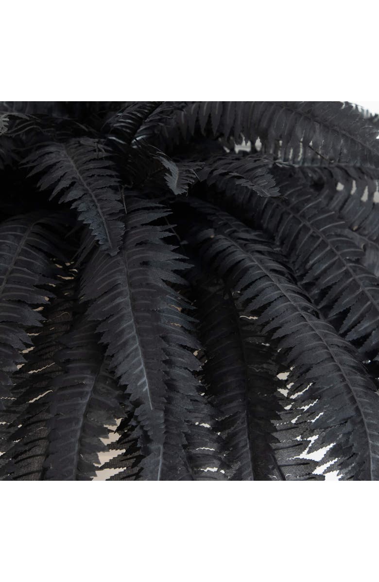 NEARLY NATURAL 48-in Artificial Halloween Black Boston Fern - Set of 2, Alternate, color, Black