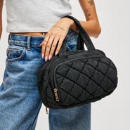 URBAN EXPRESSIONS HANDBAGS Zip Me Pretty - Quilted Puffer Travel Organizer
